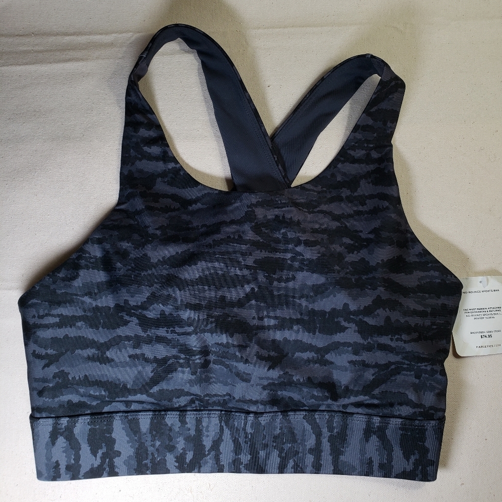NWT- Fabletics No Bounce Sports Bra- size L